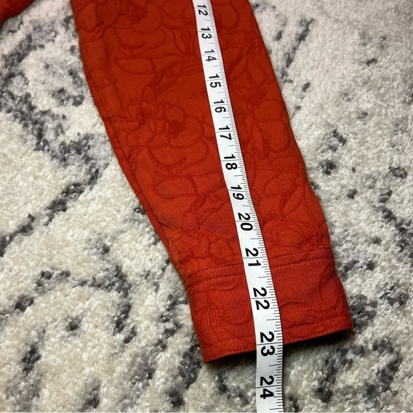 Chico’s Burnt Orange Embossed Button Up Jacket - Small, Women’s - Picture 8 of 12